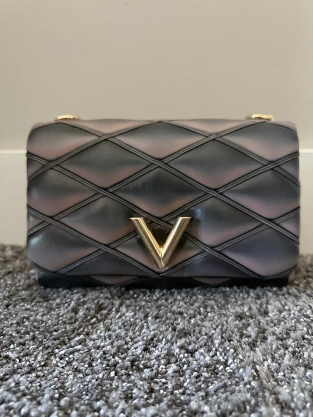 Brand New Louis Vuitton GO-14 MM (Model M23569) Black/Pink